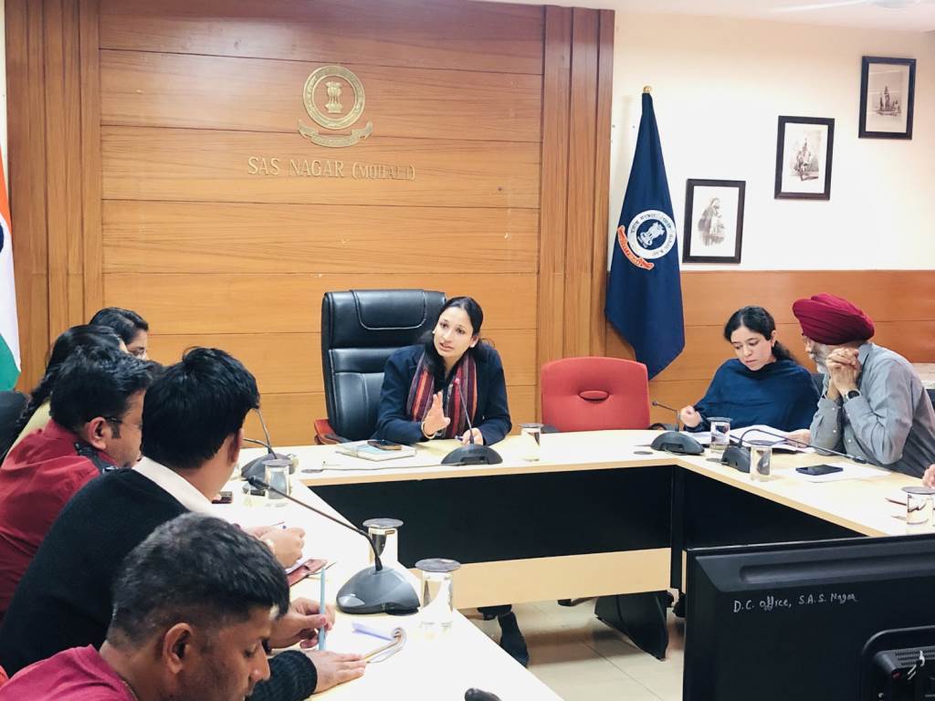 Deputy Commissioner holds meeting with officials regarding the reception of Nagar Kirtan dedicated to the 350th martyrdom anniversary of Shri Guru Tegh Bahadur Ji